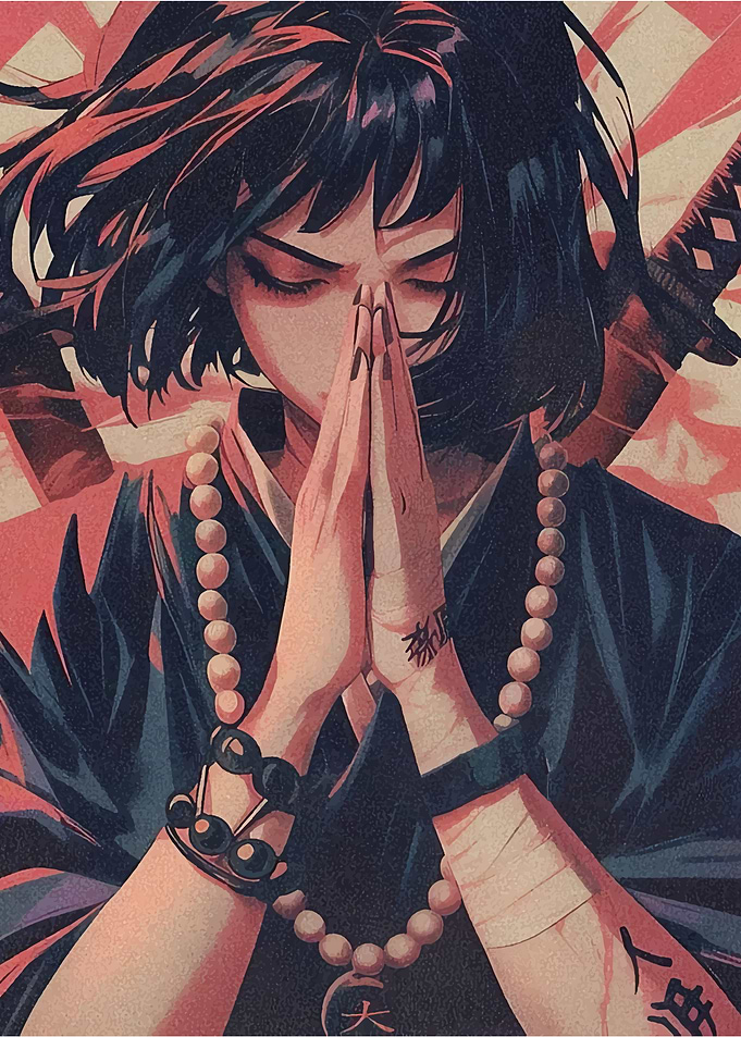 Anime Girl Praying