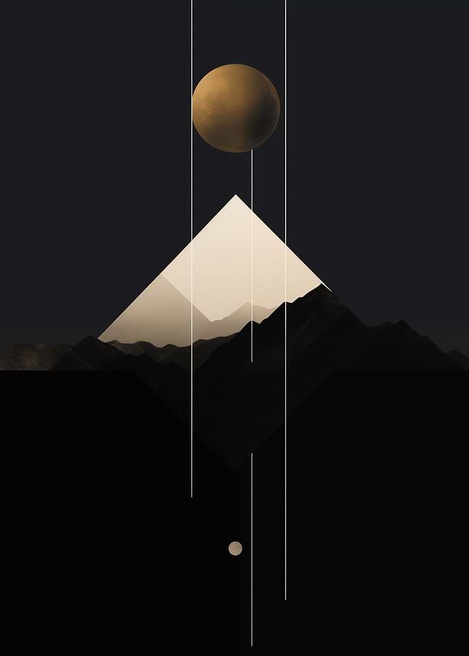 Minimalist Mountain Nature