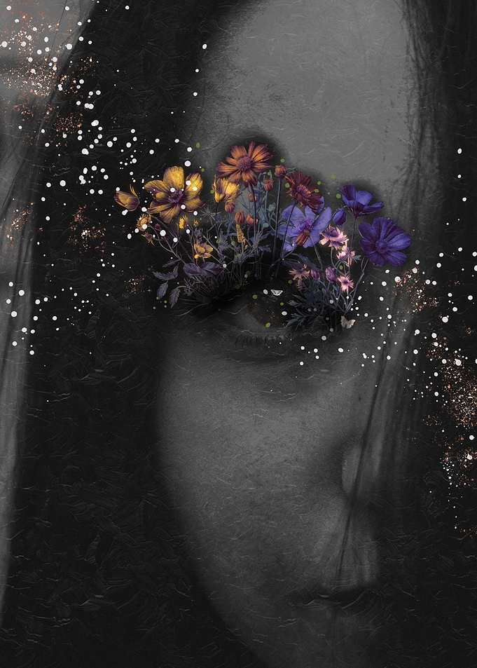 Floral Vision Eye Art