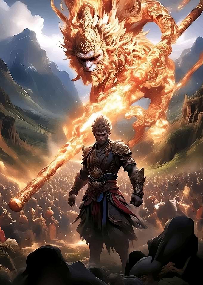 Monkey King and his Staff