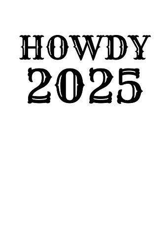 Howdy 2025 Design