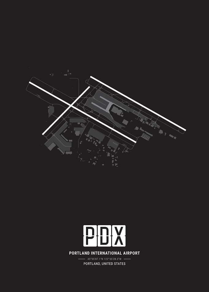 Portland Airport Layout