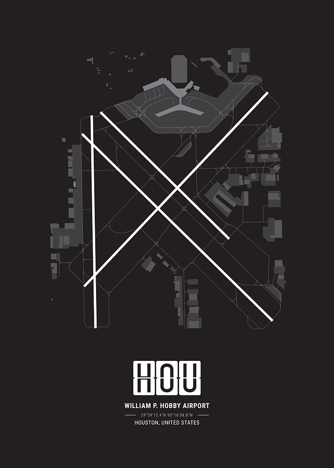 Houston Hobby Airport Map