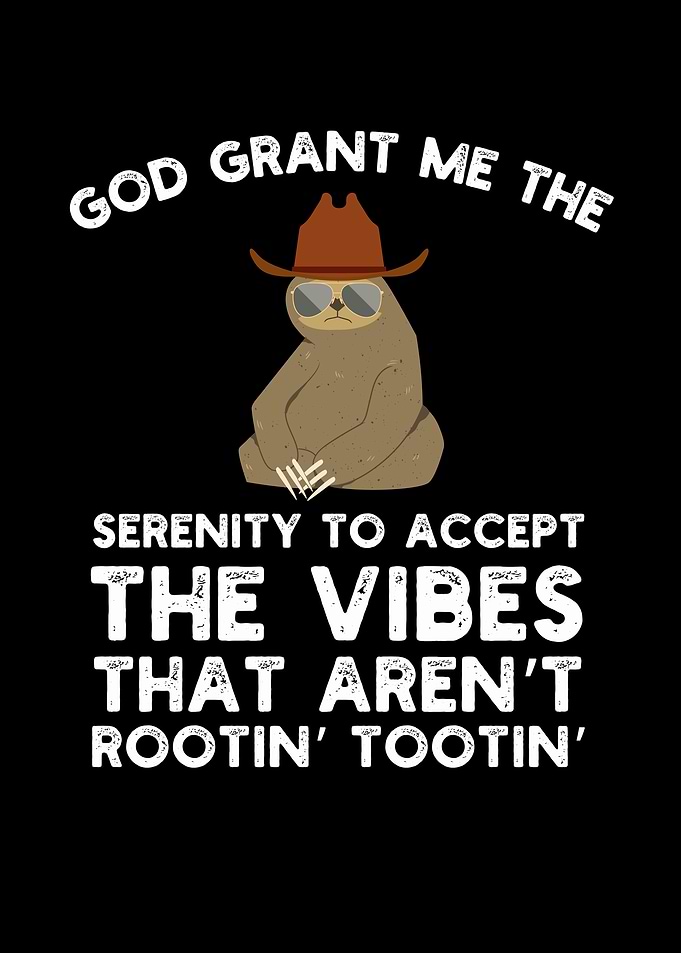 Sloth Vibes Quote