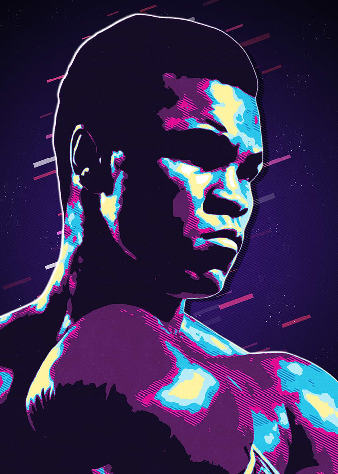Muhammad Ali Retro Art