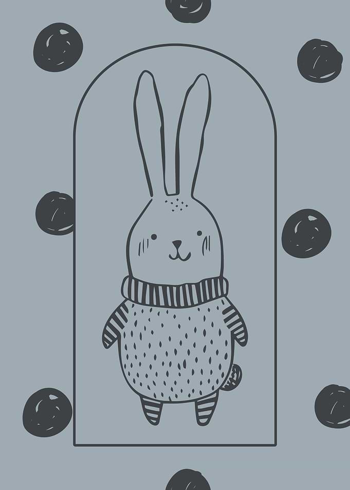 Cute Bunny in Sweater