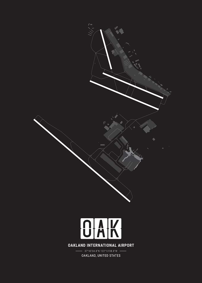 Oakland Airport Map