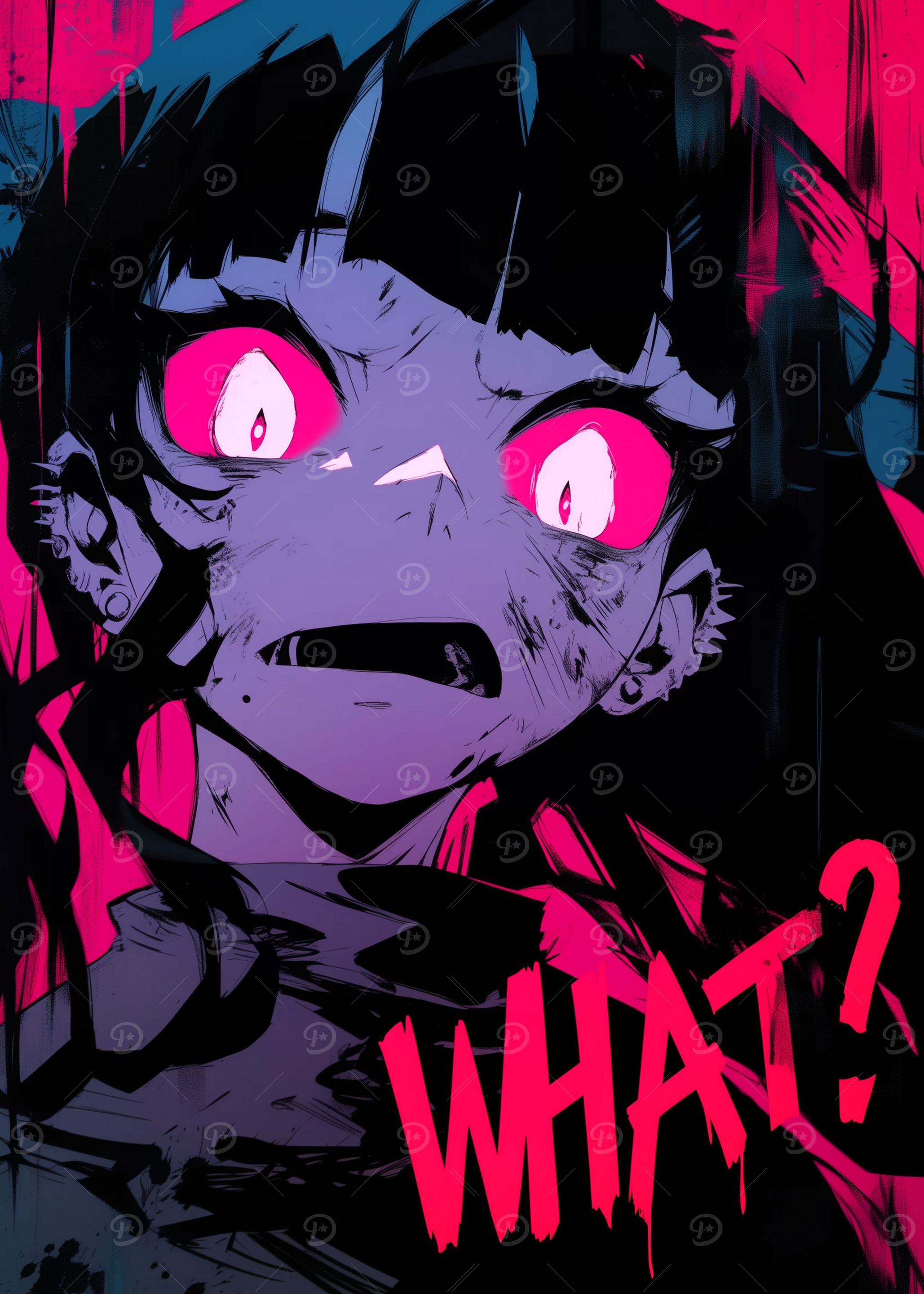 Anime Girl Shocked