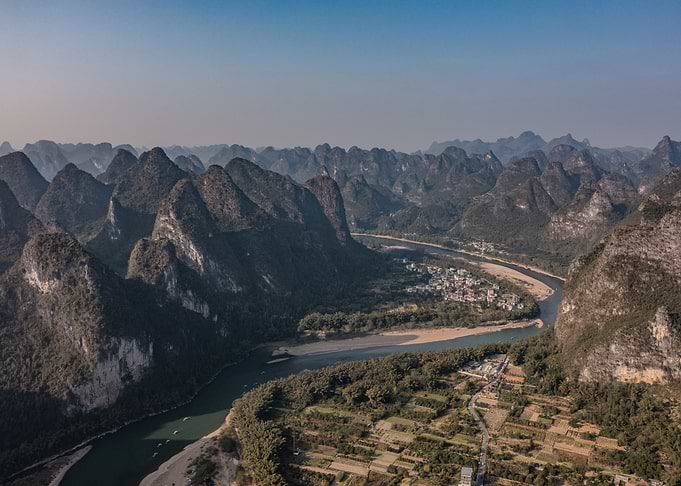 Li River Valley in Mountains