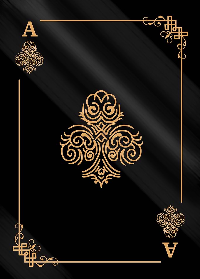 Ace of Clubs Playing Card