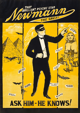 Magician Vintage poster