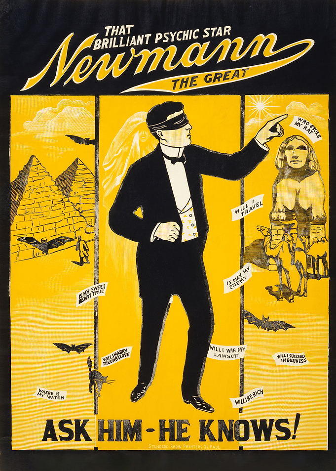 Magician Vintage poster