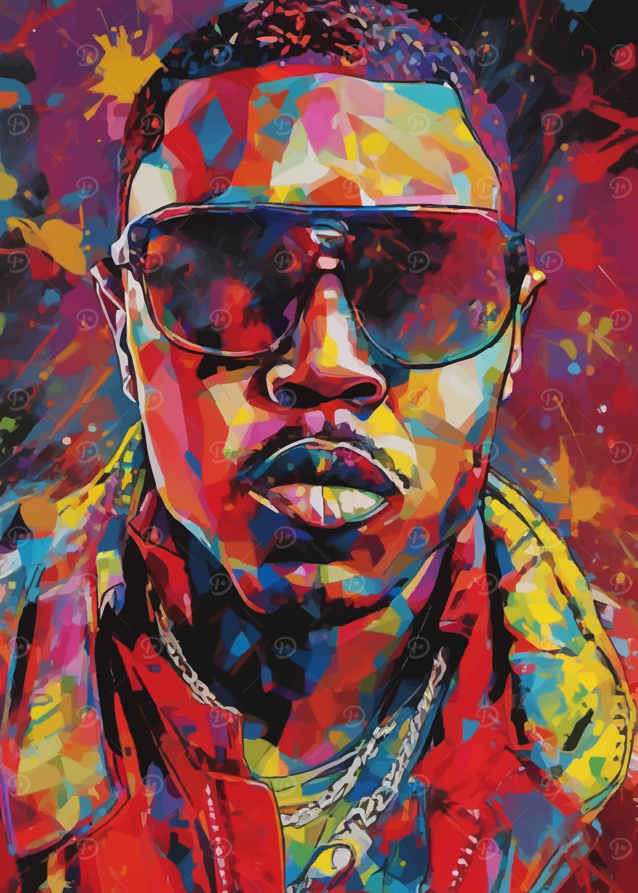 Nas - Nasir Pop Art Abstract