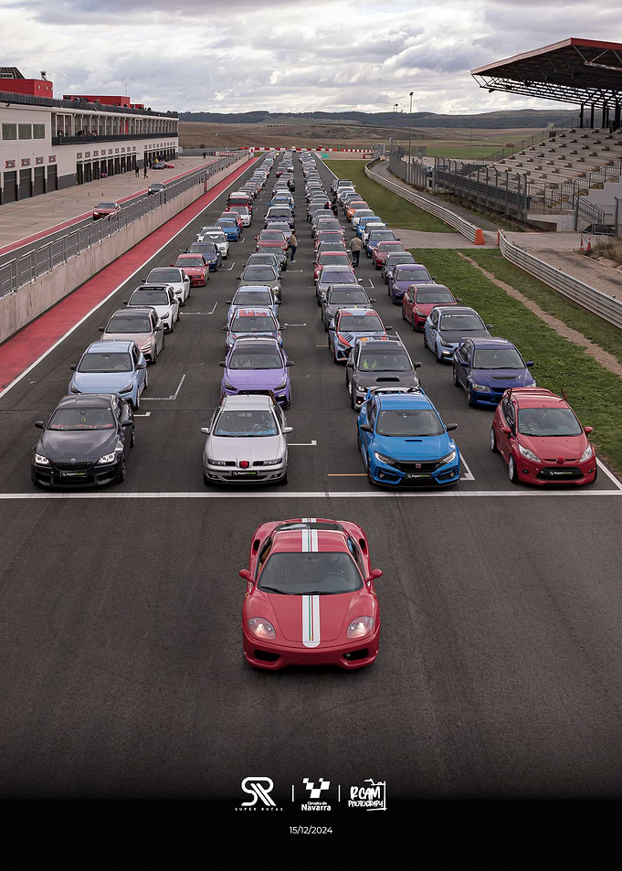 Race Track Lineup by SuperRutas in Navarra
