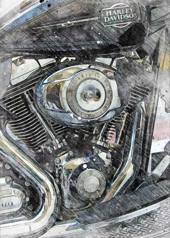 Harley Davidson Engine