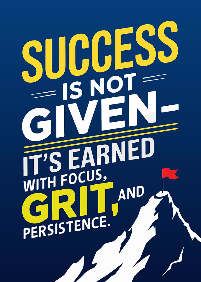Success is Earned
