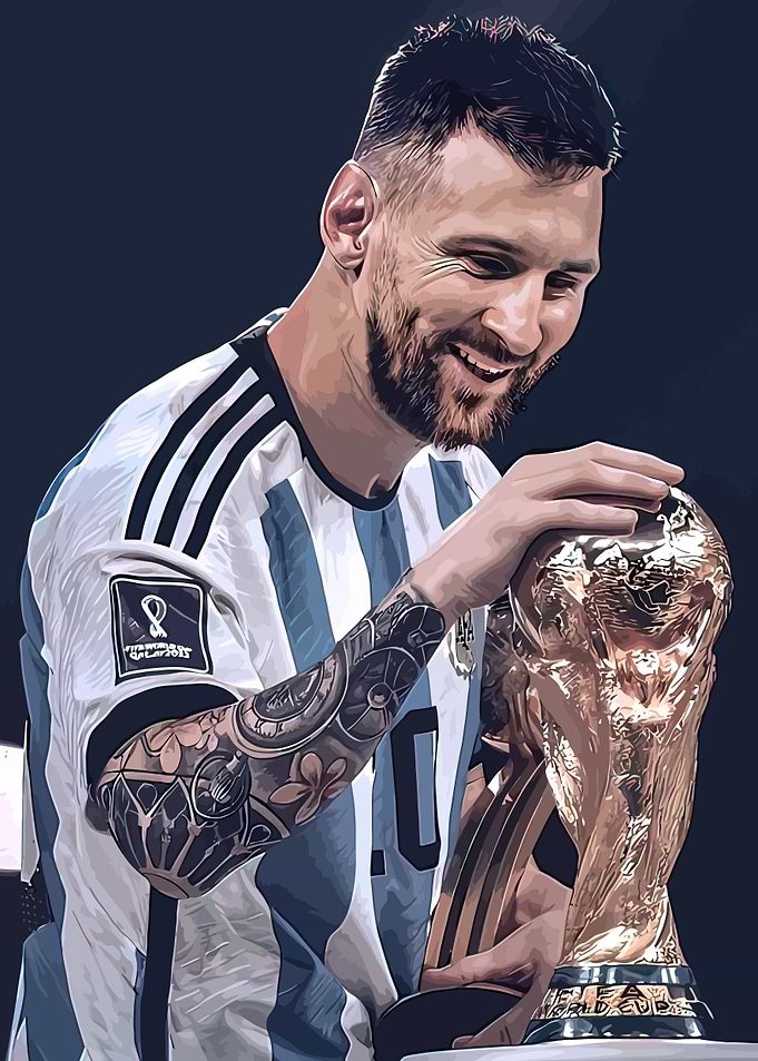 Messi World Cup Victory