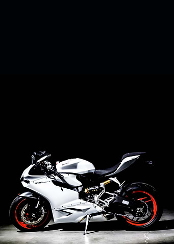 White Motorcycle
