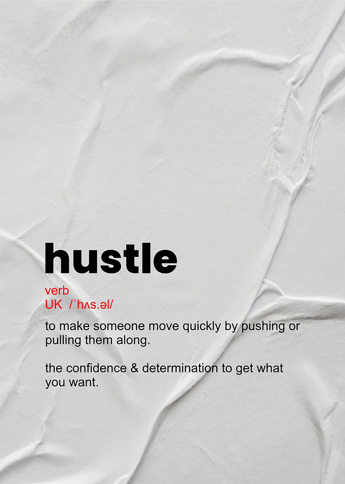 Hustle Definition Poster