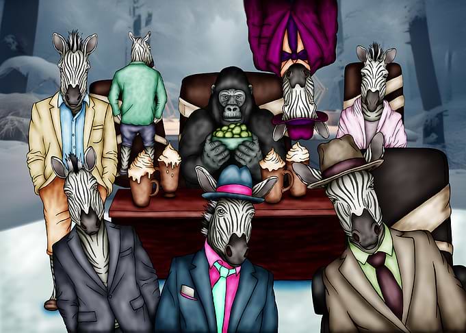 Zebra Gangster Meeting