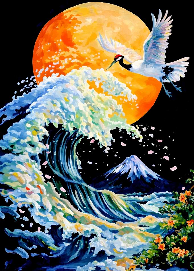 The Crane and the Wave
