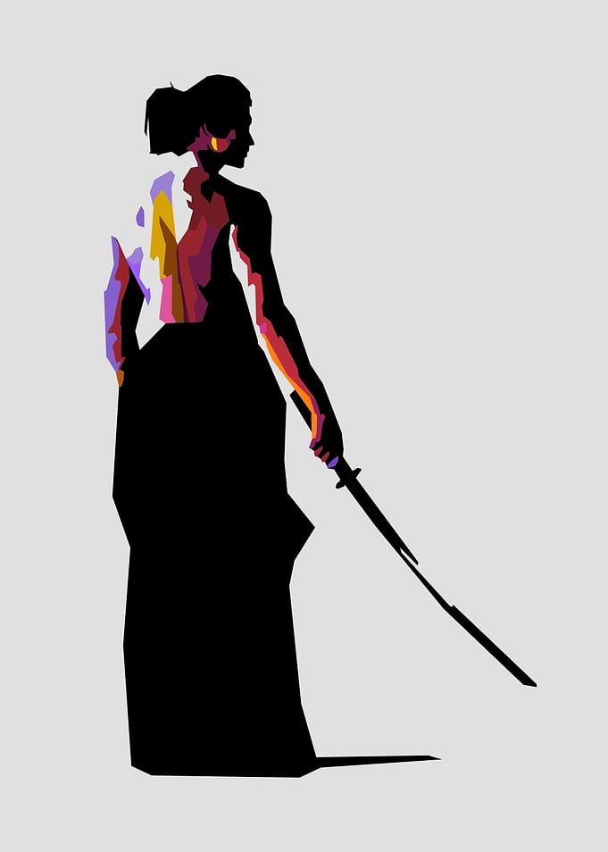 Samurai with Katana