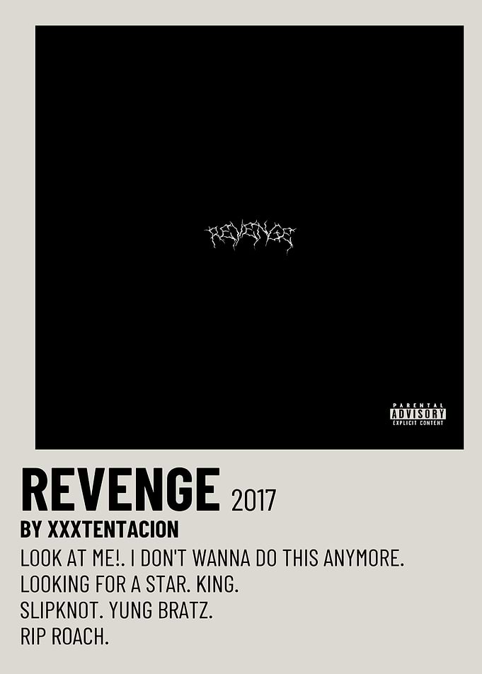 XXXTENTACION Revenge Album Cover