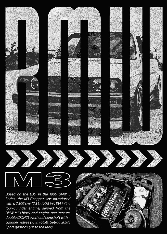 BMW M3 Poster