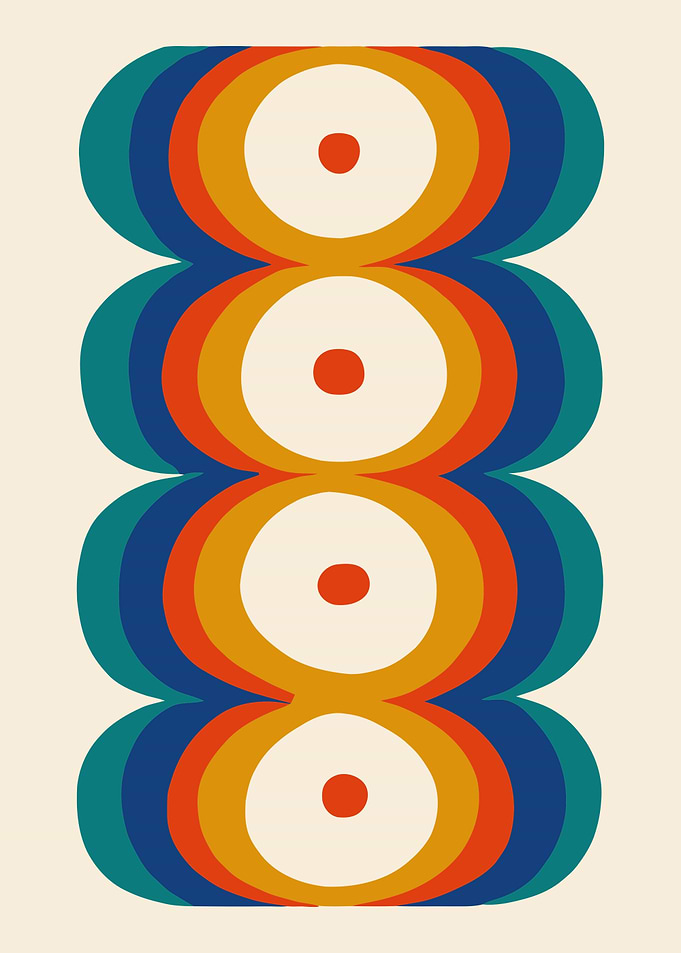 Retro Circle Pattern
