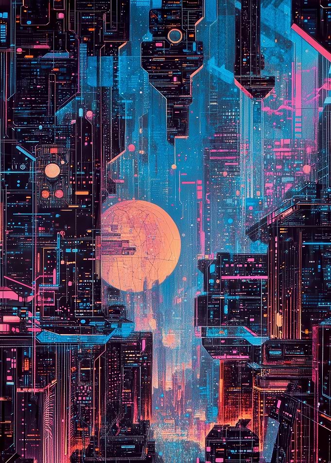 Digital City Twilight