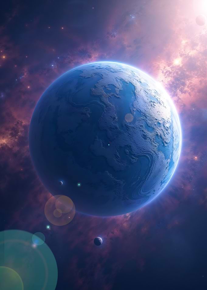 Blue Planet in Space