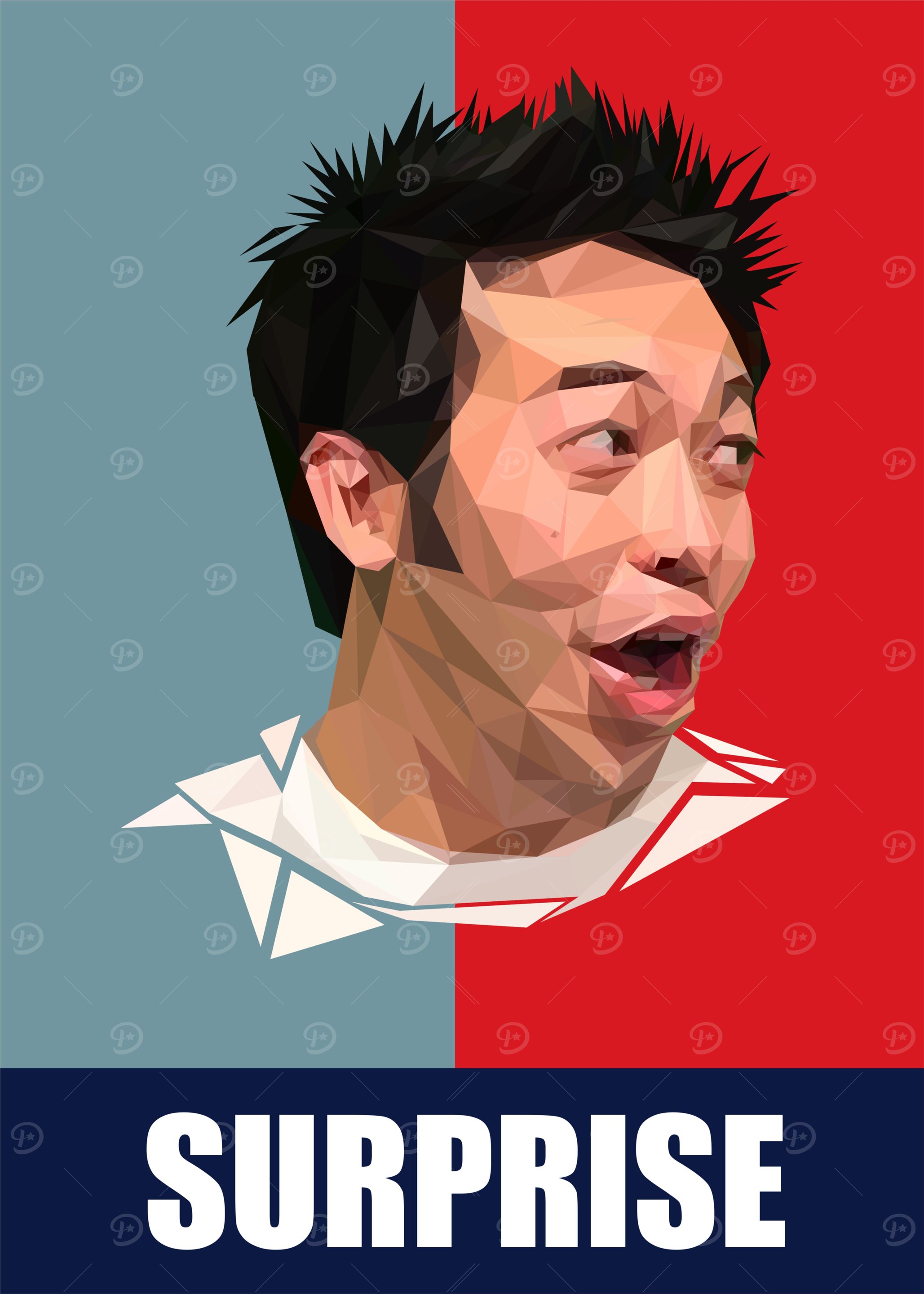 Surprised Man Poster
