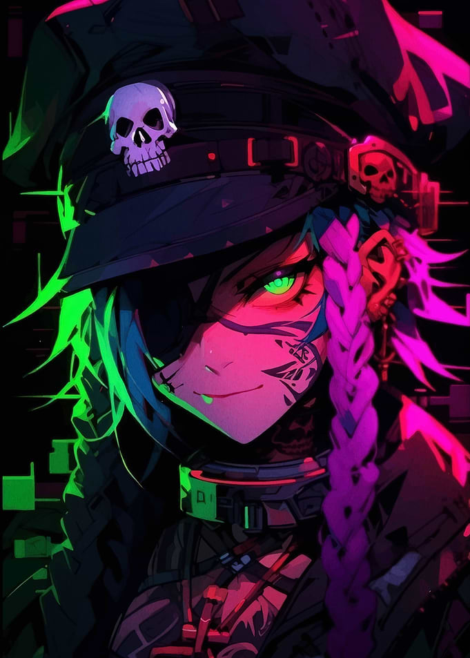 Cyberpunk Anime Girl