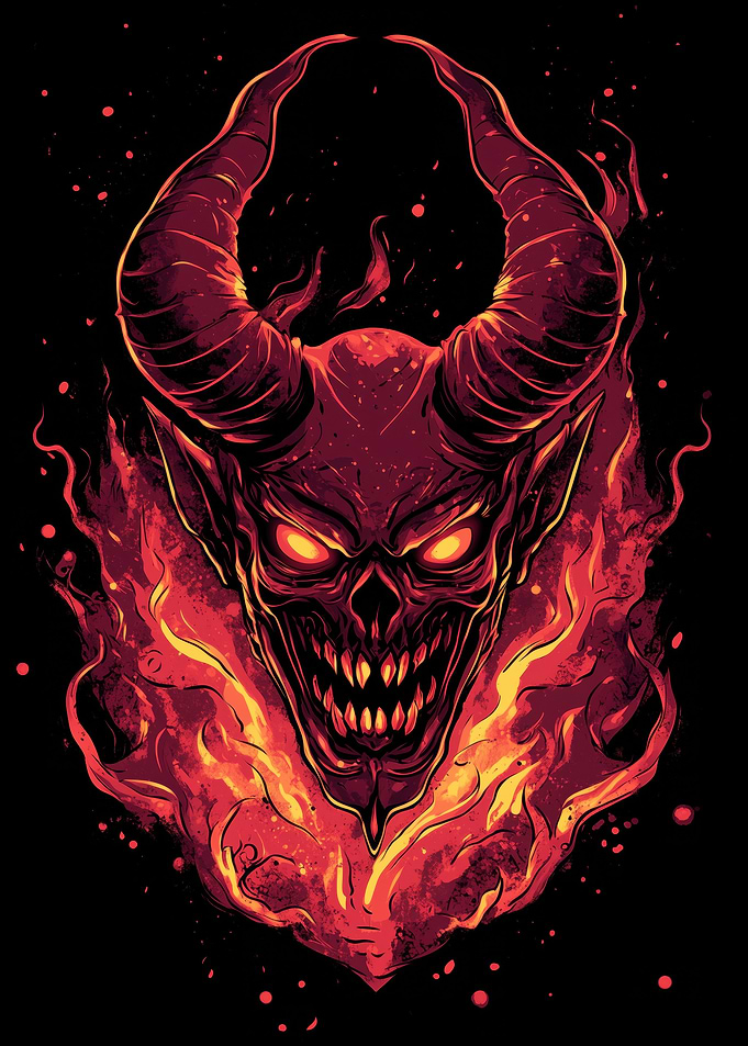 Demon in Flames