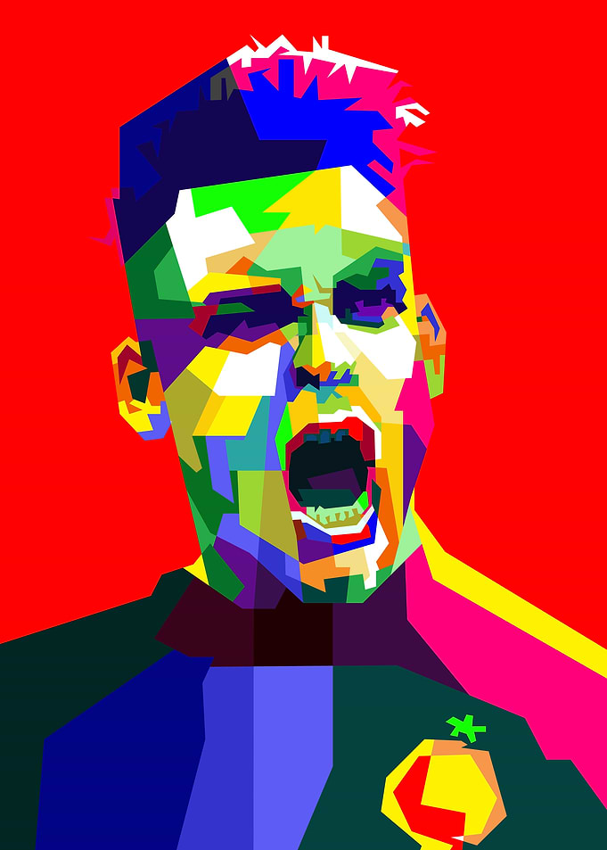 Martinez Football Sport Pop Art