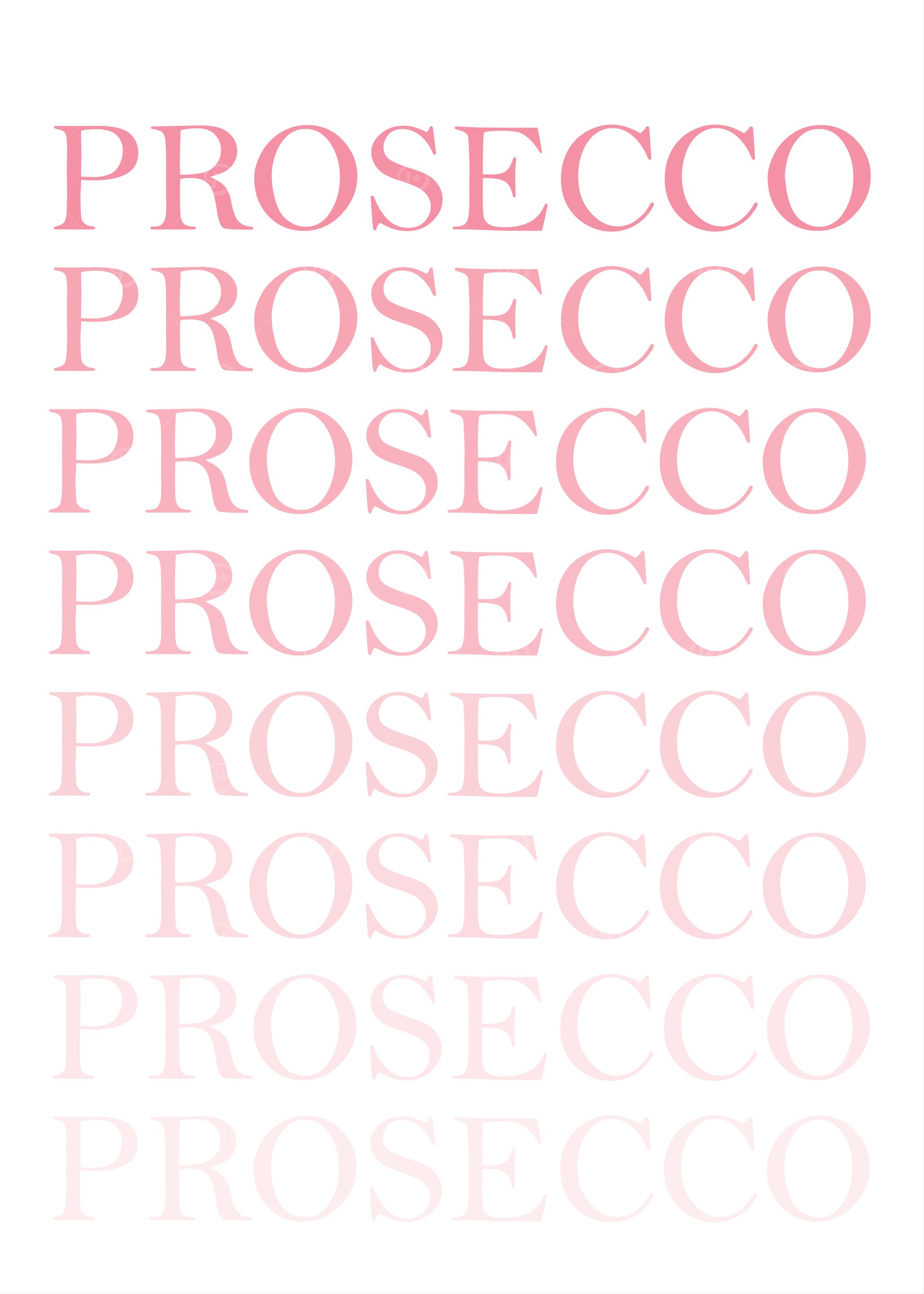 Prosecco Text Art