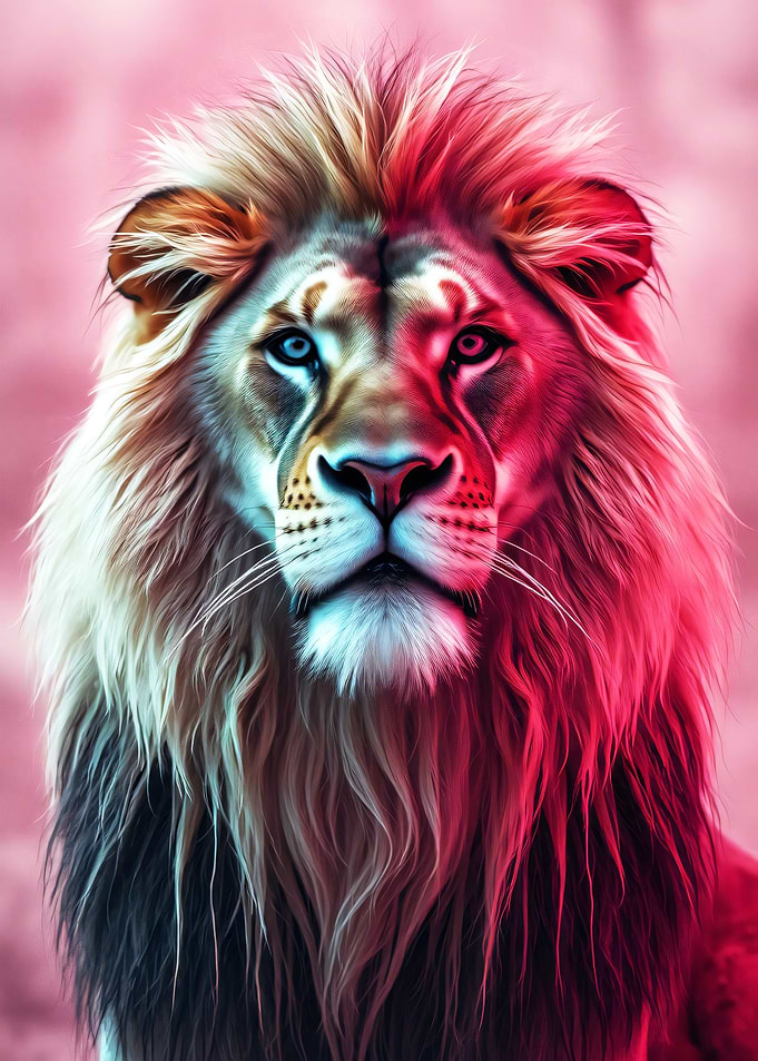 Majestic Lion Portrait