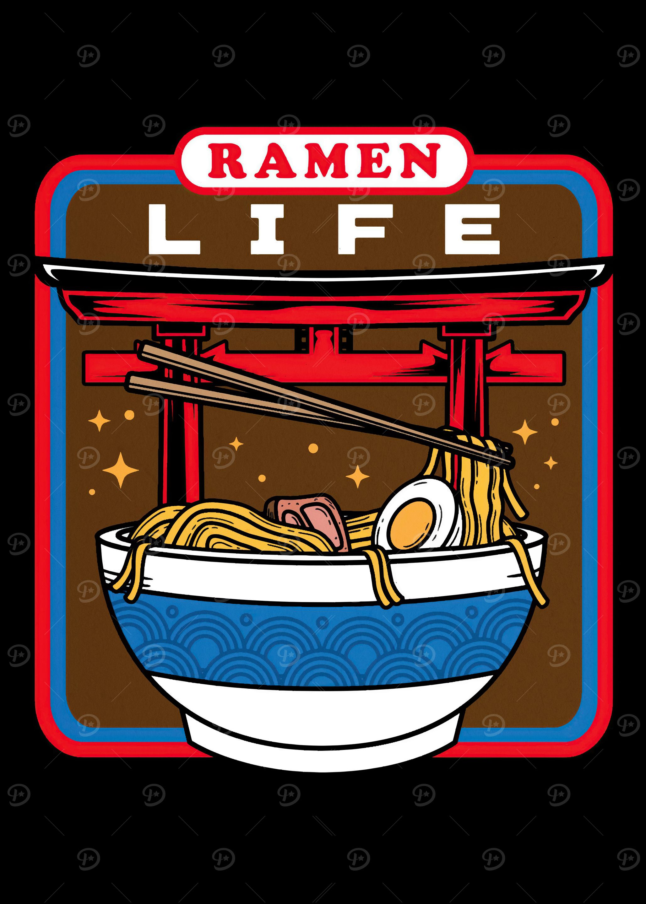 Ramen Life Illustration