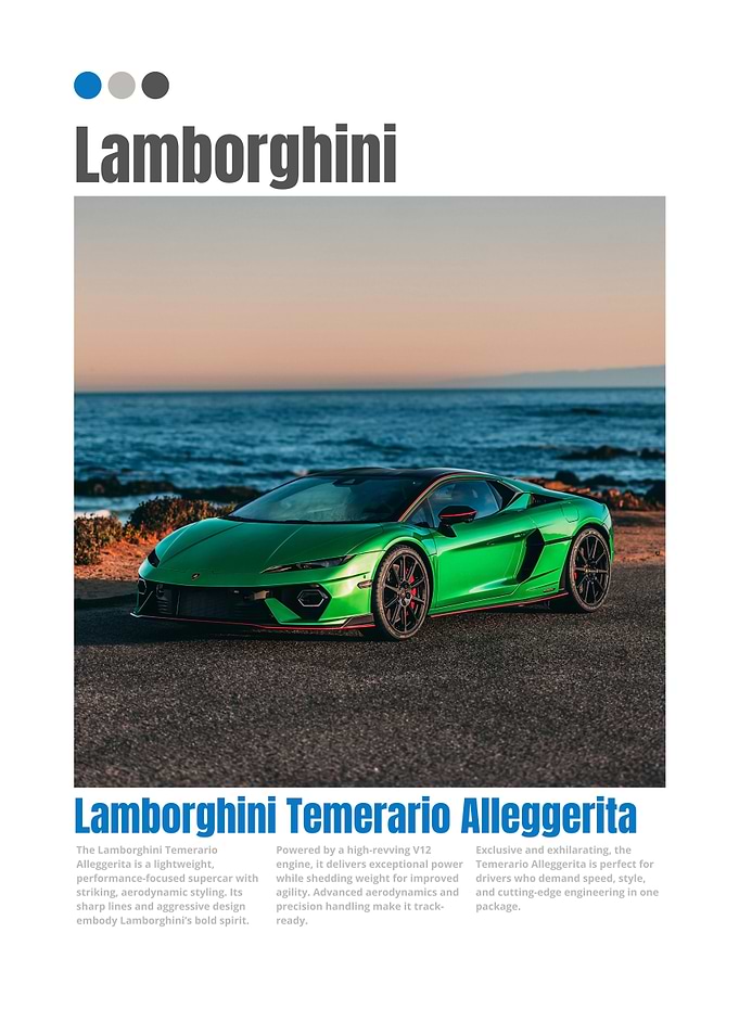 Lamborghini Temerario Alleggerita