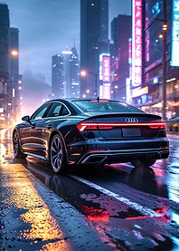 Audi S8 Cityscape