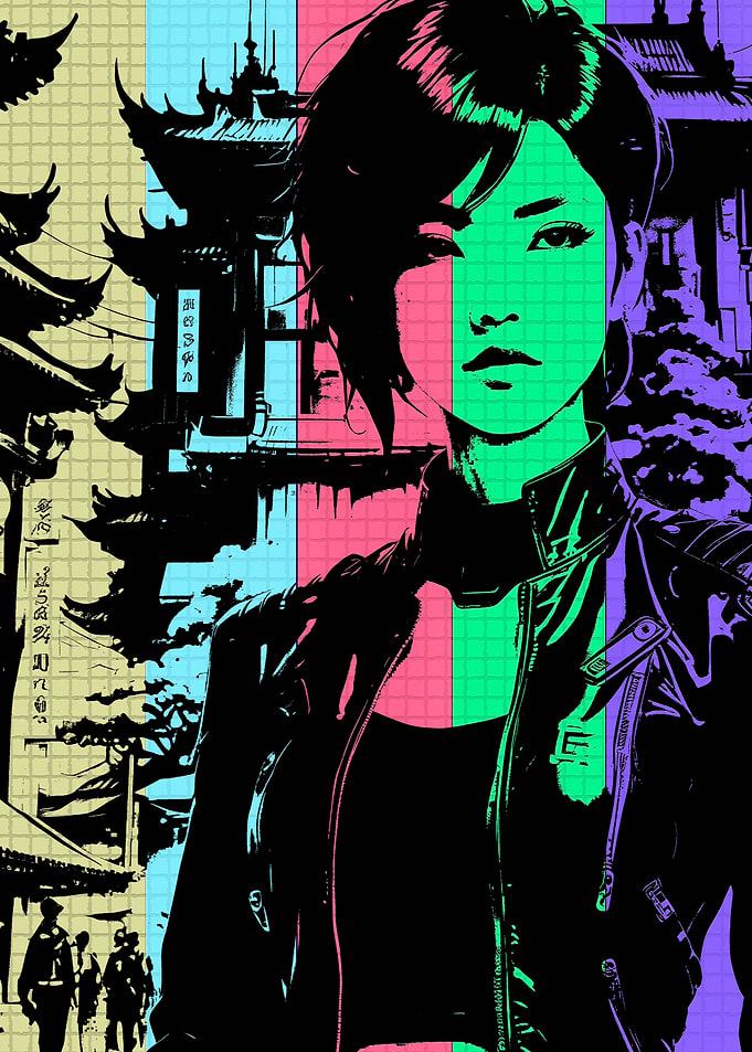 Cyberpunk Anime Girl