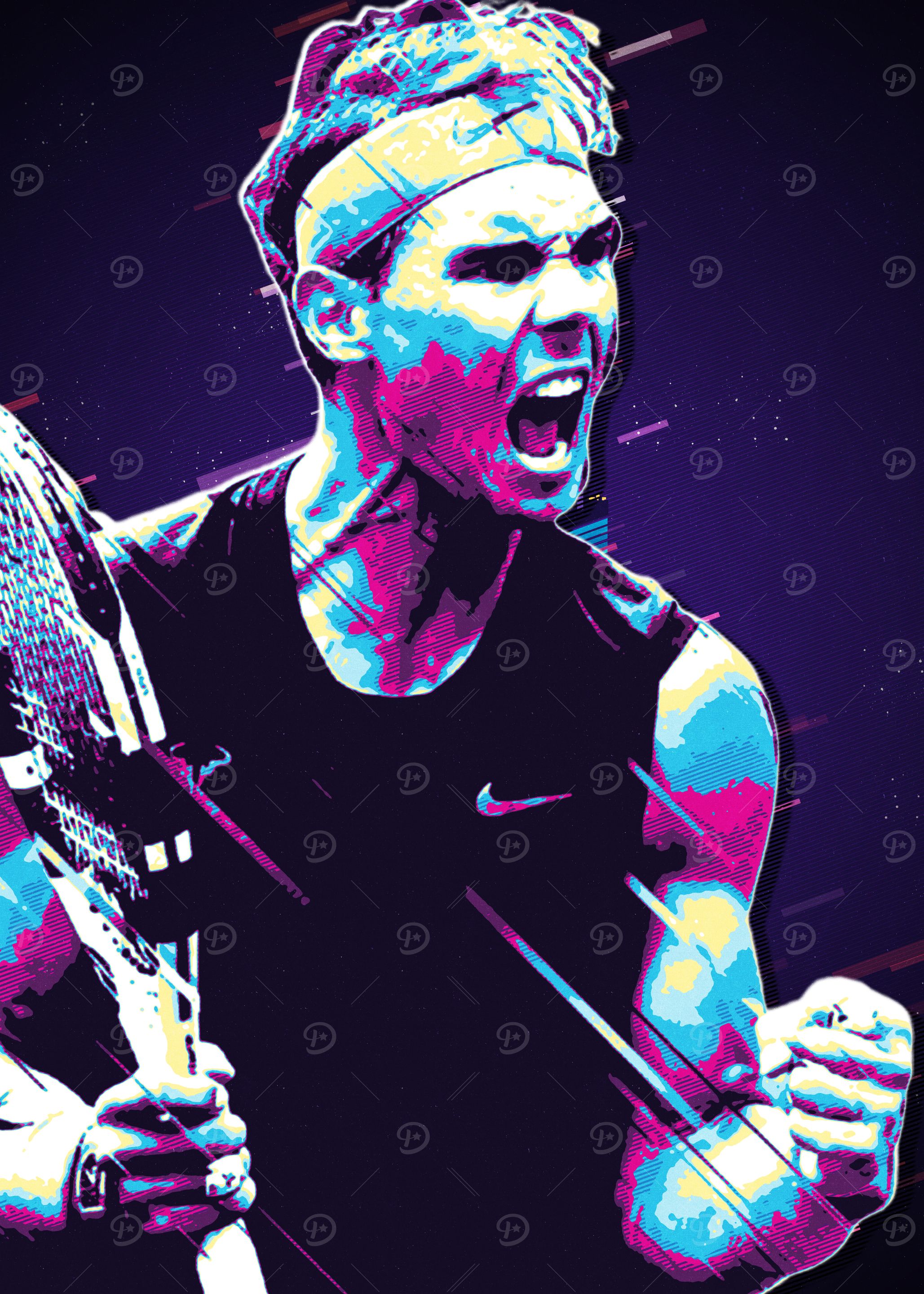 Rafael Nadal Tennis Poster
