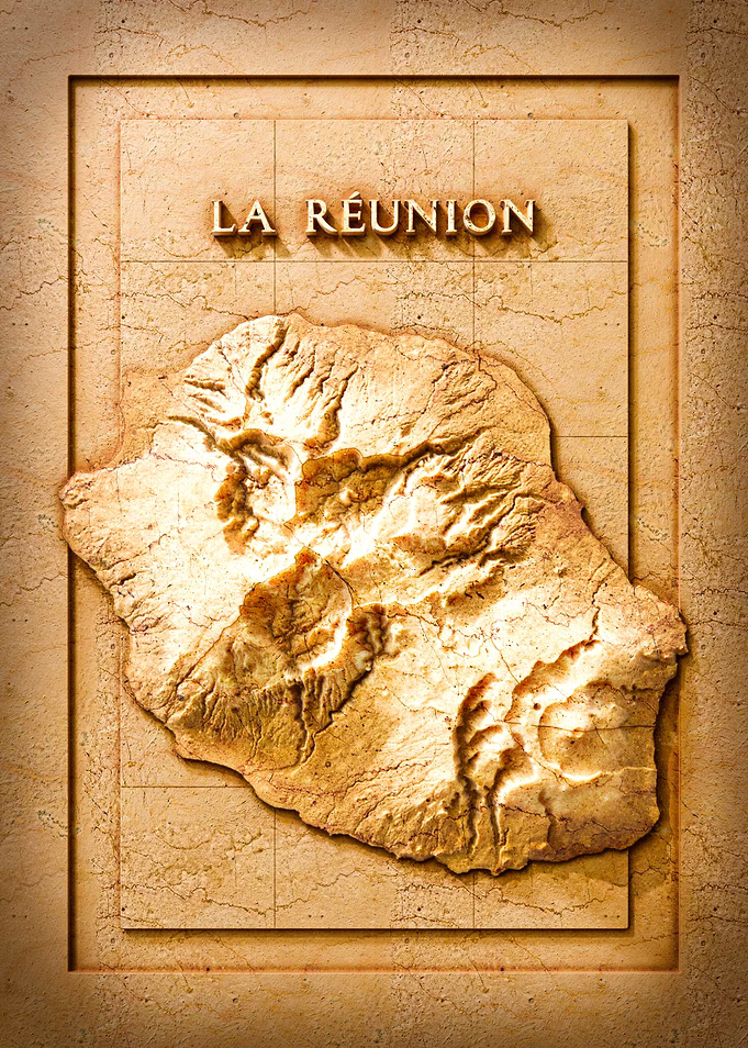 La Réunion Island Map