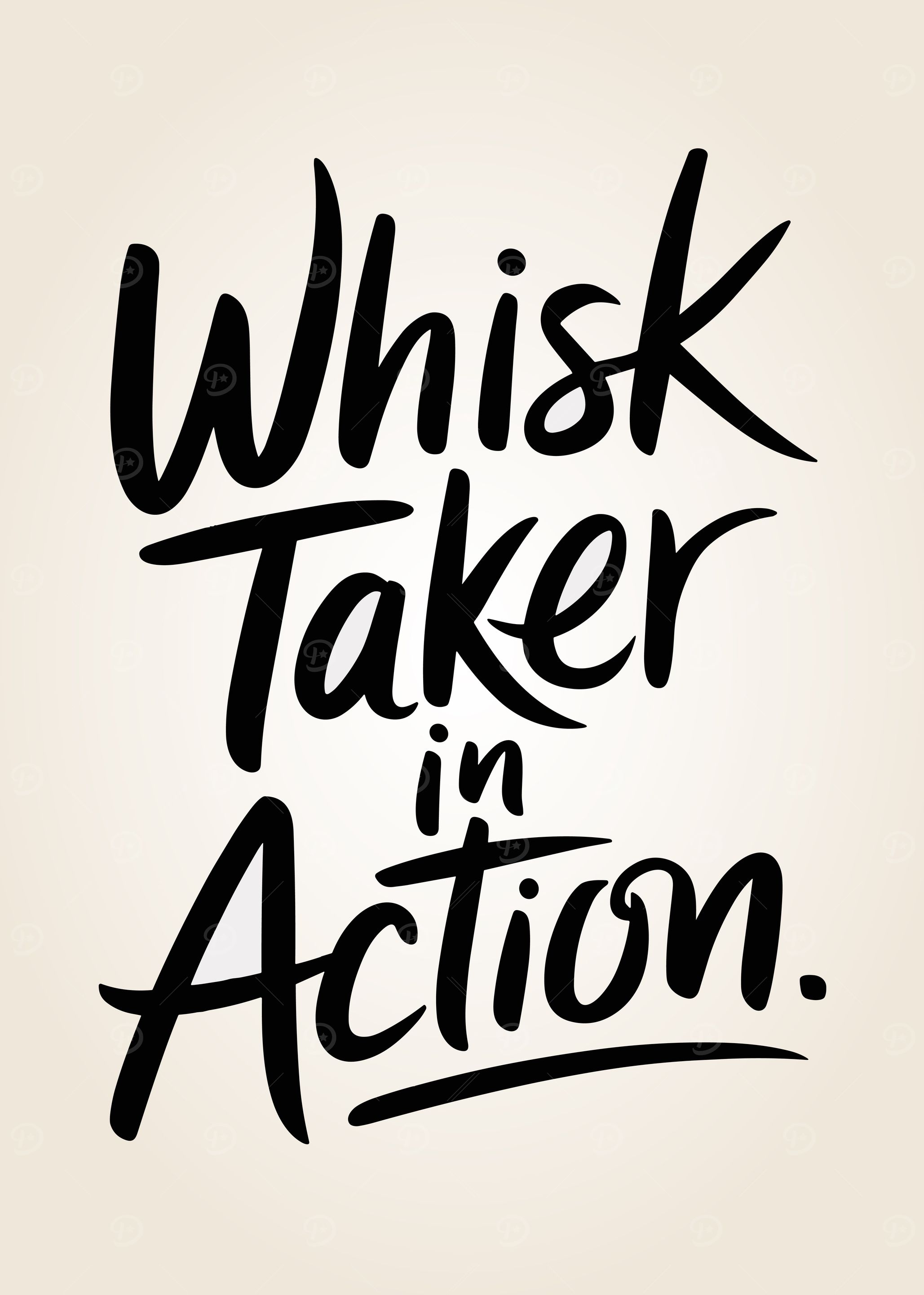Whisk Taker in Action