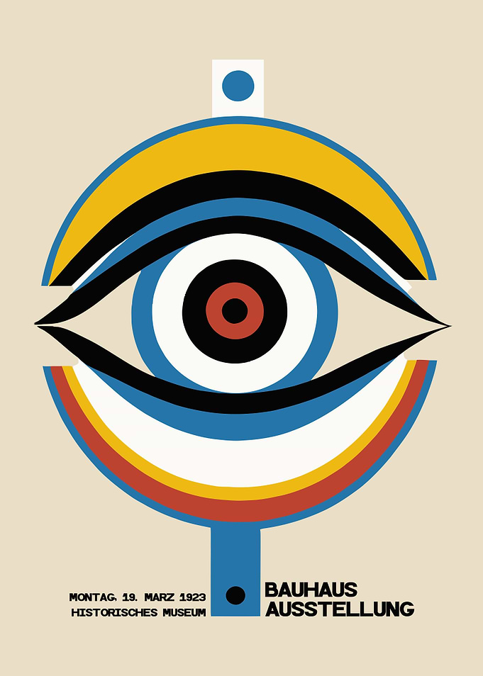 Bauhaus Eye Poster