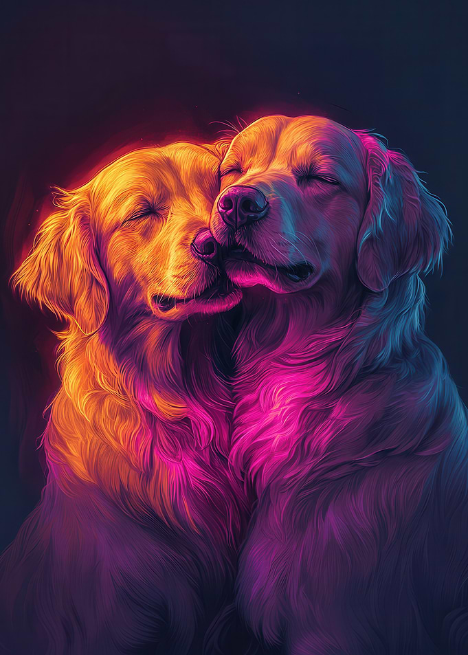 Golden Retriever Duo