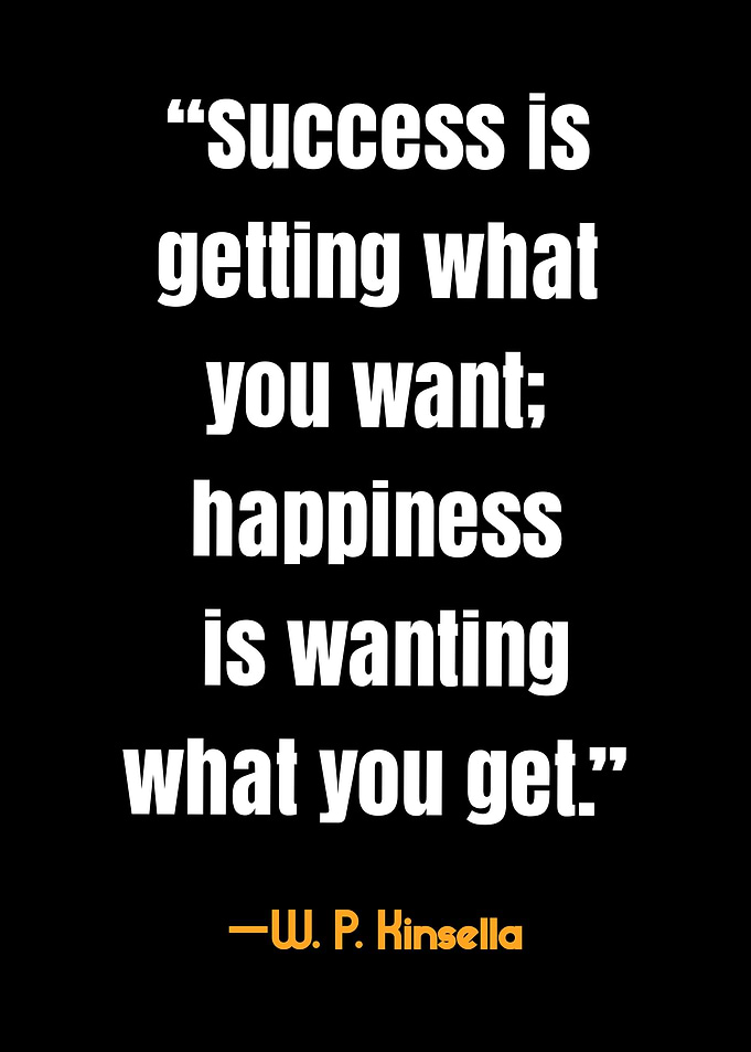 Success and Happiness Quote