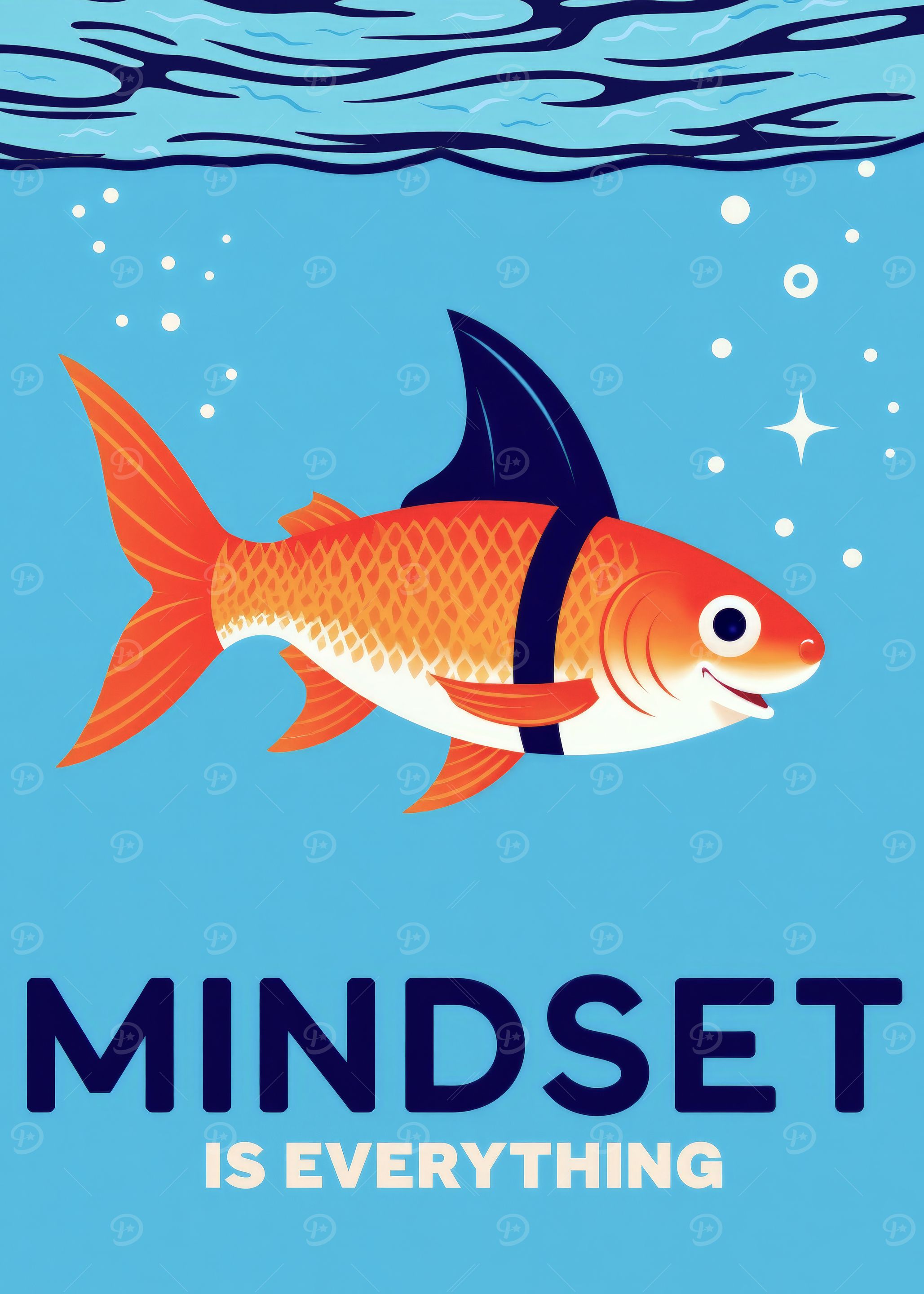 Mindset Is Everything Goldfish