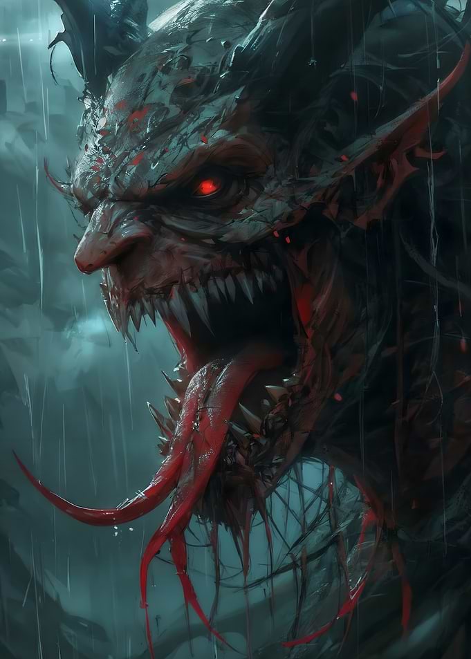 Demonic Creature Art