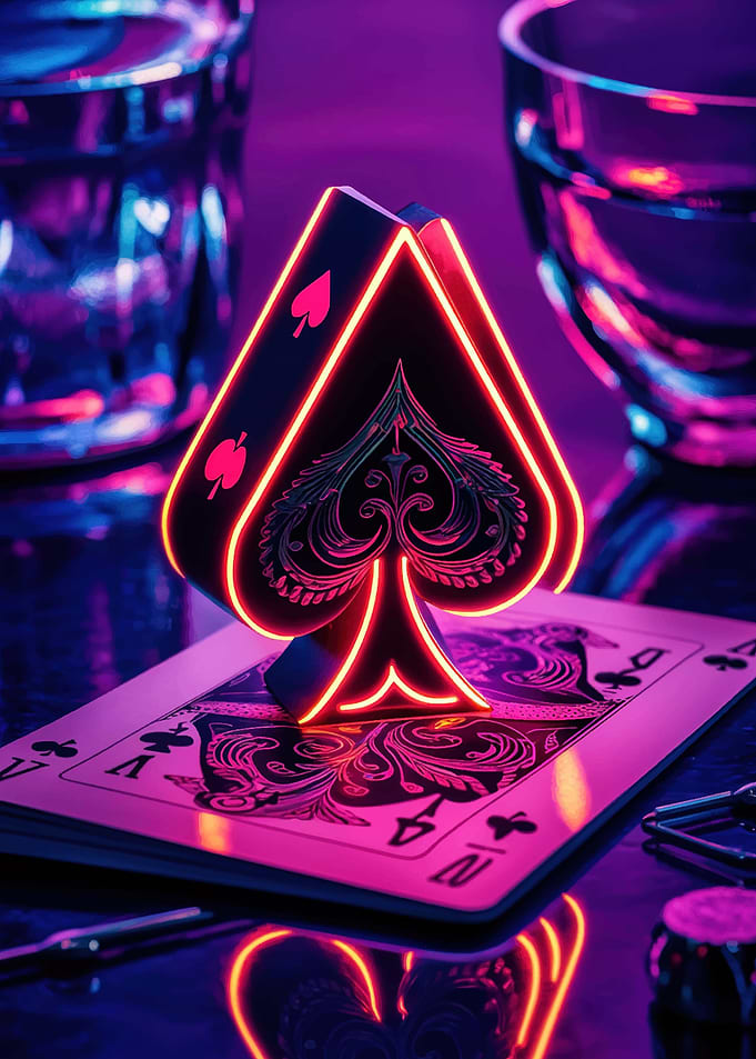 Ace of Spades Neon Sign